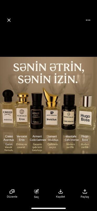eros krem: Creed Aventus, Versace Eros, Armani Code Cashmere, Jamani Invictus