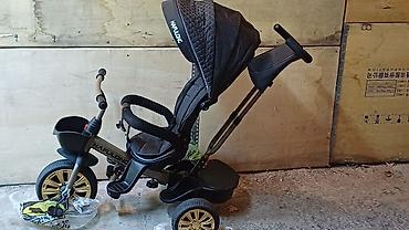 Детские велосипеды: Детский трехколесный велосипед-коляска HAFULONG - Конструкция 2‑в‑1 — 7