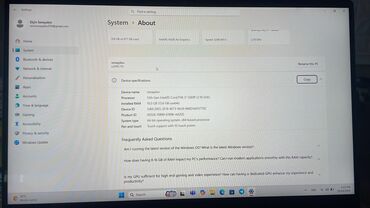 Digər noutbuklar və netbuklar: Intel Core i7, 15.6 " — 11