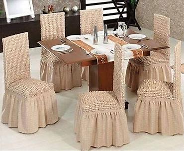 Prekrivači za nameštaj: Navlake sa karnerima U pakovanju dobijate 6 navlaka. Materijal — 4