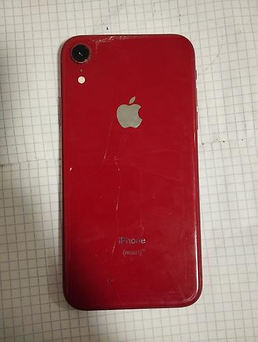 Уюлдук телефондор жана аксессуарлар: IPhone Xr, Колдонулган, 128 ГБ, Кызыл, 76 % — 2