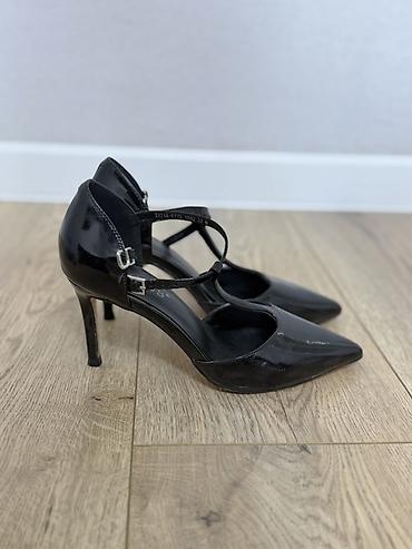 stud 5000: Лодочки на шпильке, черные, лаковые 🖤 Продам женственные туфли на — 1