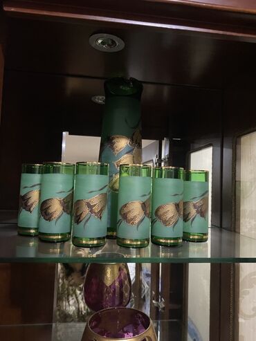 Digər dəstlər və servizlər: Bohem üslublu şüşə dəst - Material: qalın keyfiyyətli şüşə, üzərində — 7