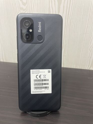 Xiaomi: Xiaomi, Redmi 12C, Колдонулган, 128 ГБ, түсү - Кара, 2 SIM