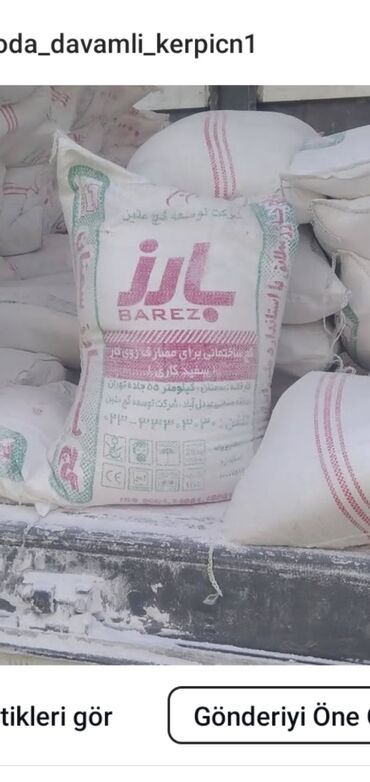 Kərpiclər: Oda davamlı, hər növdə hər ölçüdə istənilən rəngdə kərpiclər. içi — 26