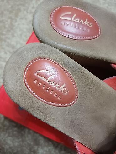 медал: Босоножки, 37, 37.5, 38, Clarks, Б/у, цвет - Оранжевый — 5