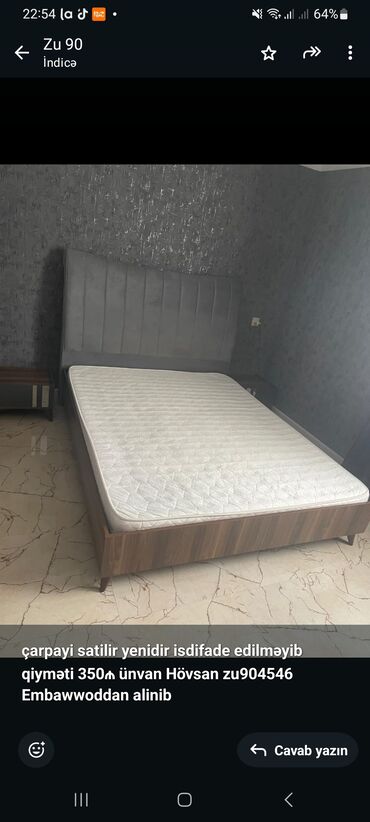 Tavalar: İkinəfərlik çarpayı