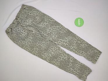 leopard jeans: Spodnie materiałowe damskie, rozmiar XL — 3