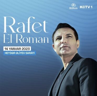 дадажанов роман ибрагимович: Rafet El Roman Konsertinə 2 bilet satıllr