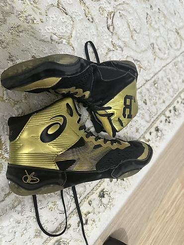 Личные вещи: Мужские кроссовки, 40.5, 41, Asics, Б/у, цвет - Золотой, Самовывоз — 4