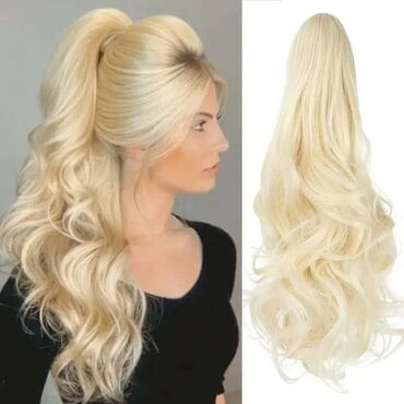 Perike i klipse: Ekstenzija rep na čičak – različite teksture i boje - Tip: sintetička — 4