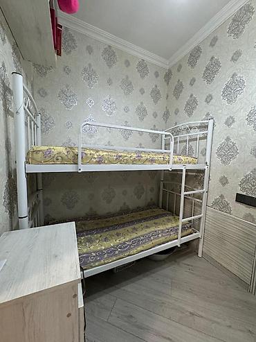 dəmir kravat: Yenidir Metal iki mərtəbəli çarpayı - Material: ağ rəngli möhkəm — 2