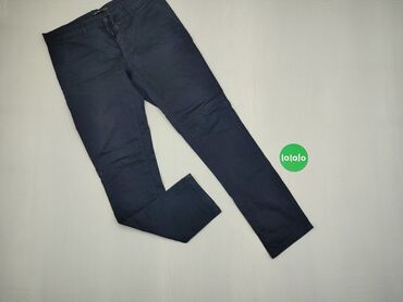 Spodnie: Spodnie, XL (EU 42), stan - Dobry, wzór - Jednolity kolor, kolor - Niebieski, Zara