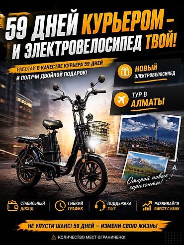 компании: Требуется Велокурьер Гибкий график, Техподдержка — 1