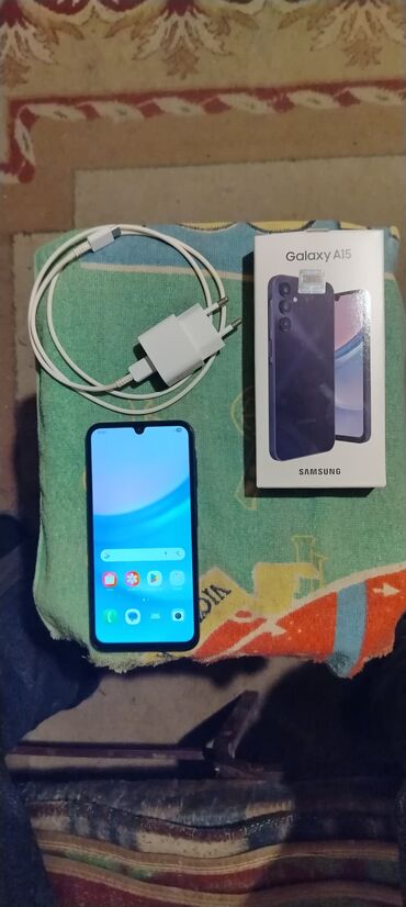 a15 qiyməti: Samsung Galaxy A15, 128 GB, rəng - Göy, Sensor, Barmaq izi, İki sim kartlı