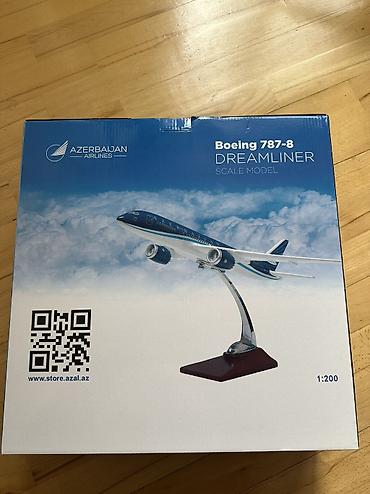 Təyyarə maketləri: AZAL (Azerbaijan Airlines) Boeing 787 DREAMLİNER Təyyarə maketi — 5