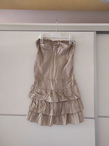 new yorker crop topovi: A-Dress 2XS (EU 32), color - Beige, Other style, Without sleeves