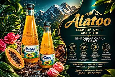 creatine monohydrate: Alatoo — натуральный напиток из папайи Описание: - Освежающий — 1