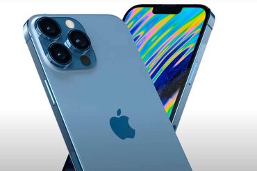 телефон бу айфон: IPhone 13 Pro, Б/у, 128 ГБ, Sierra Blue, Зарядное устройство, Коробка, Чехол