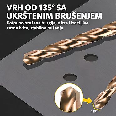 štucer za drvo: Prodaja pojedinačnih kobaltnih burgija od M35 čelika sa 5% kobalta — 2