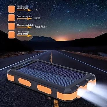 Eksterne baterije: Prenosiva solarna power banka sa LED lampom i kompasom NOVO. Opis — 12