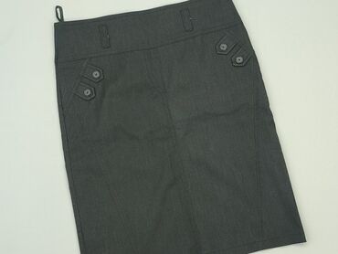czarne spódnice skóra: Skirt, S (EU 36), condition - Good