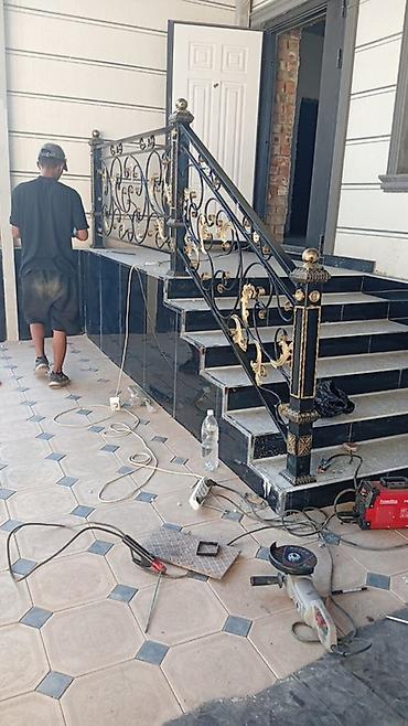 Изготовление перил: Изготовление перил Материал: Кованное железо, Наружные, Бесплатный замер — 177