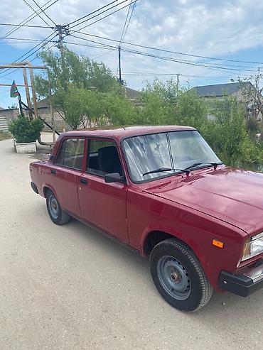 lalafo vaz 2107: VAZ 2107 sedan, tünd qırmızı rəng. Klassik dizaynlı, arxa ötürücülü — 7