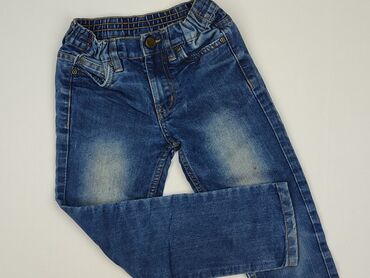 male bell bottom jeans: Spodnie jeansowe, 3-4 lat, 104, stan - Dobry