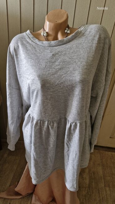 bluze na bretele: 2XL (EU 44), Single-colored, color - Grey