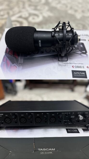 микрафон студийный: 🎛️Продаю комплект для записи звука (TASCAM Model 12 + Behringer B-1)