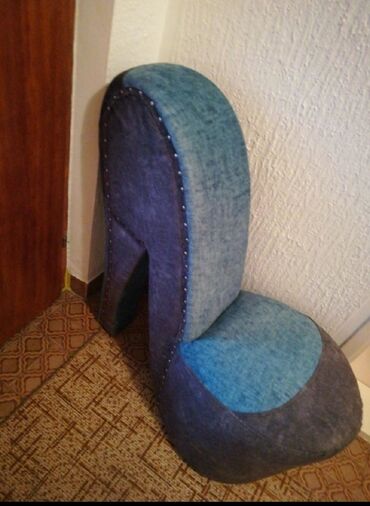 Fotelje: Tkanina, bоја - Siva, Novo