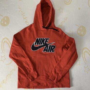регистрация сибирское здоровье кыргызстан: Мужская толстовка, XL (EU 42), Nike, Б/у, цвет - Красный, Бесплатная доставка, Платная доставка