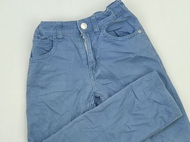 spodnie cargo szerokie: Spodnie materiałowe, H&M, 7 lat, 122, stan - Dobry