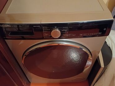 Elektrikli qızdırıcılar və radiatorlar: Oshiro YWM-P712VSSS önyükləməli paltaryuyan maşın - Ön paneldə