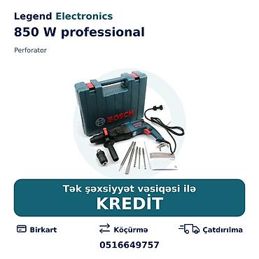 bosch drel: Elan başlığı: Perforator 850 W professional Elan mətni: Legend — 1