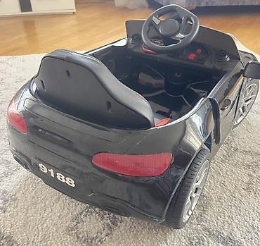 Детские электрокары: Uşaq üçün elektrikli maşın – model 9188 - Rəng: qara, idman üslublu — 5
