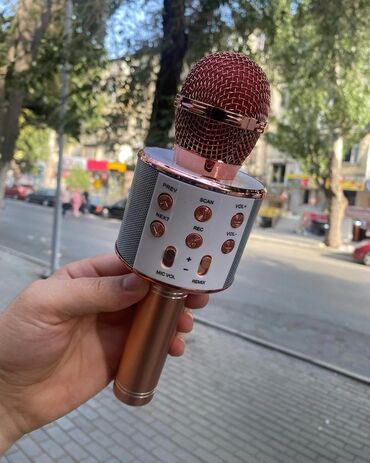 Mikrofonlar: Ws-858 Bluetooth mikrafon kalonka. Endirim 30Yox 15Azn✅ ✅Mikrafon — 6