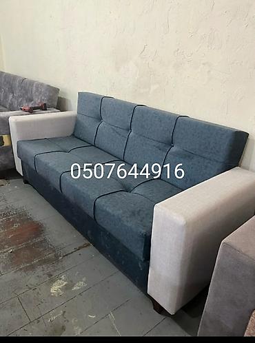 kreslo tek: Divan, Qonaq otağı üçün, Parça, Bazalı, Açılan — 6