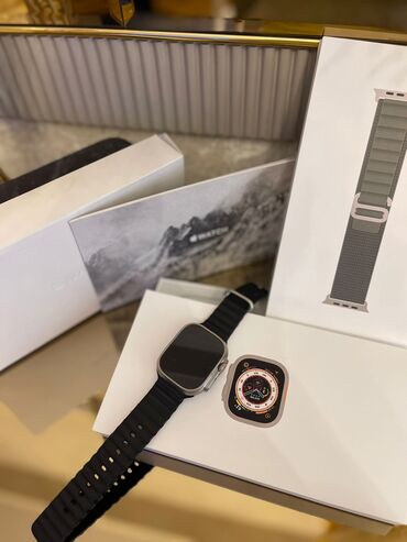 Toy paltarları və aksesuarları: İşlənmiş, Smart saat, Apple, Sensor ekran, rəng - Qızılı