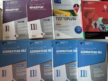 Kitablar, jurnallar, CD, DVD: Paylaşımda bir neçə kitab şəkilləri var,digər səhfələrə keçərək baxa