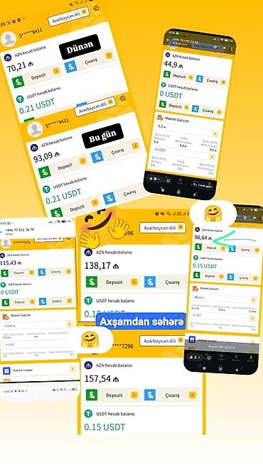 Digər xidmətlər: Xidmət: “15 Saniyə Video İzlə – Pul Qazan” tətbiqi - Konsept: Qısa — 2