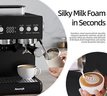 su aparat: Aeomjk avtomatik öğütücülü espresso aparat - 2-si-1-də: daxili kofe — 5