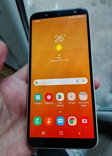 prasdoy telfonlar: Samsung J6 zavod telefondu. 32yaddas. barmag izi islek. face id islek