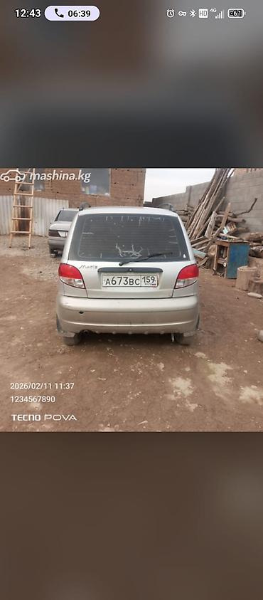 2 4 д: Daewoo Matiz: 2010 г., 0.1 л, Механика, Бензин, Хэтчбэк — 4
