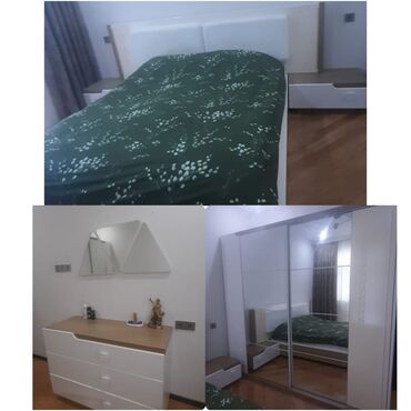 Divan və masa dəstləri: İkinəfərlik çarpayı, Dolab, Termo, 2 tumba, İşlənmiş