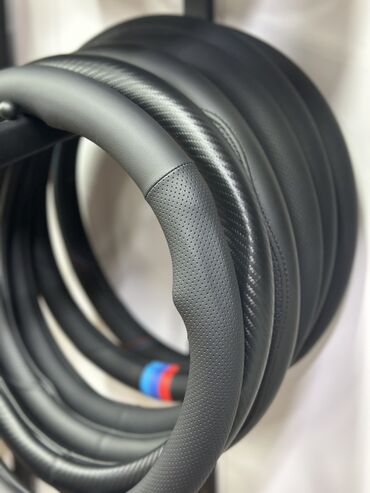 Чехлы на руль: Экокожа Чехол на руль, цвет - Черный, Новый, Самовывоз, Платная доставка — 15