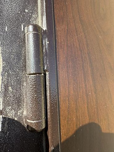 suse qab: Uc Aslan Çelik Kapı – dekorativ naxışlı, taxta teksturalı polad giriş — 5