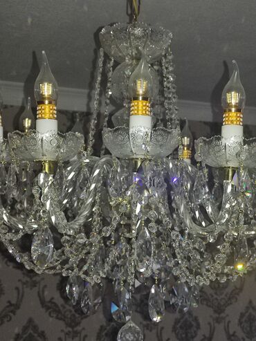 Çilçıraqlar: Çılçıraq, 10 və daha çox lampa, Xrustal — 5