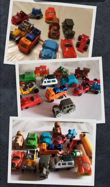 Oyuncaqlar: 1995 çi ilə aid qədimi kinder puzzle oyuncaqlar.Yeddi ədəddir.İdeal — 10